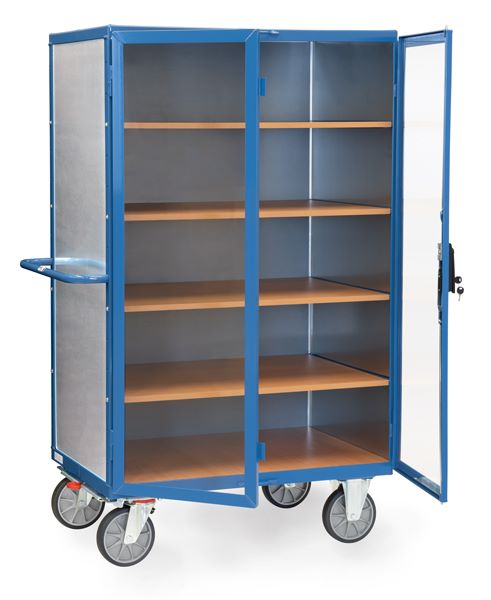 Produktbild FETRA Kastenwagen 5792 mit Stahlblechwänden B 745 x H 1792 x L 1170 mm bild 2