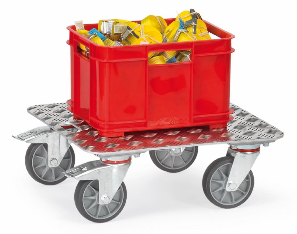 Produktbild Fetra Kistenroller 500 x 184 x 500 mm 1187 ALU Quintettblech bild 2