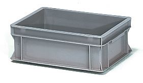 Produktbild Fetra Kunststoffkasten Eurobehälter 400 x 300 x 145 mm Farbe grau