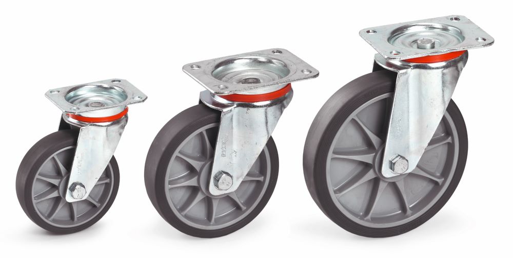 Produktbild Fetra Lenkrolle Räder mit TPE-Bereifung 160 x 40 mm