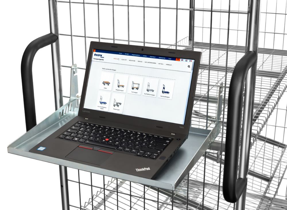 Produktbild Fetra Notebookhalterung für Transportwagen bild 2