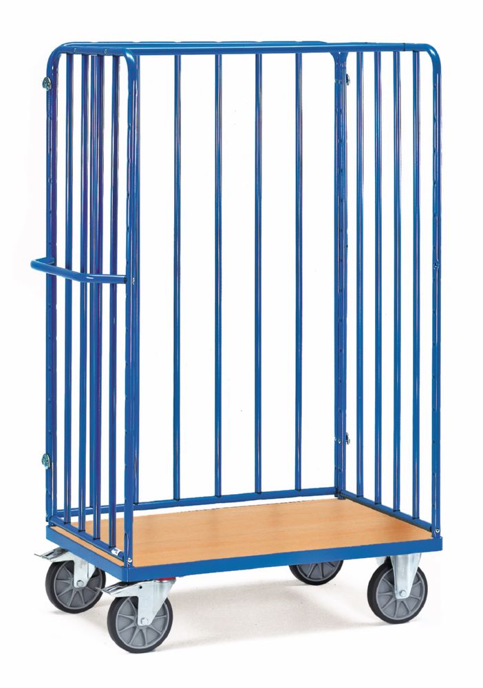 Produktbild Fetra Paketwagen 8383-1 Maße 830 x 1800 x 1369 mm mit Gitter