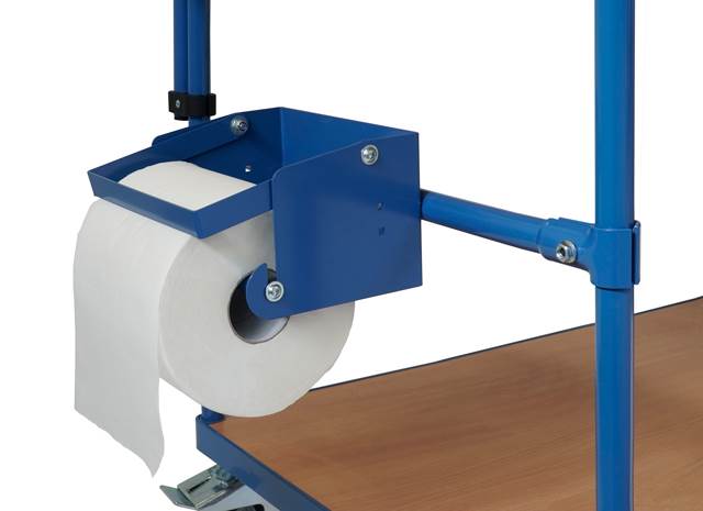 Produktbild Fetra Papierrollenhalter Anbausatz für MultiVario Wagen 800mm breit