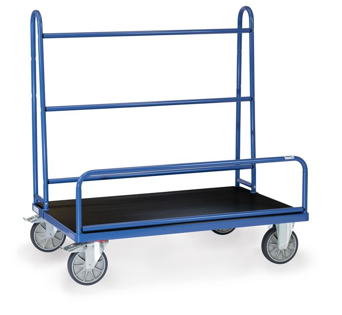 Produktbild FETRA Plattenwagen 4433 Ladefläche mit Riefengummi B 810 x H 1321 L 1270 mm