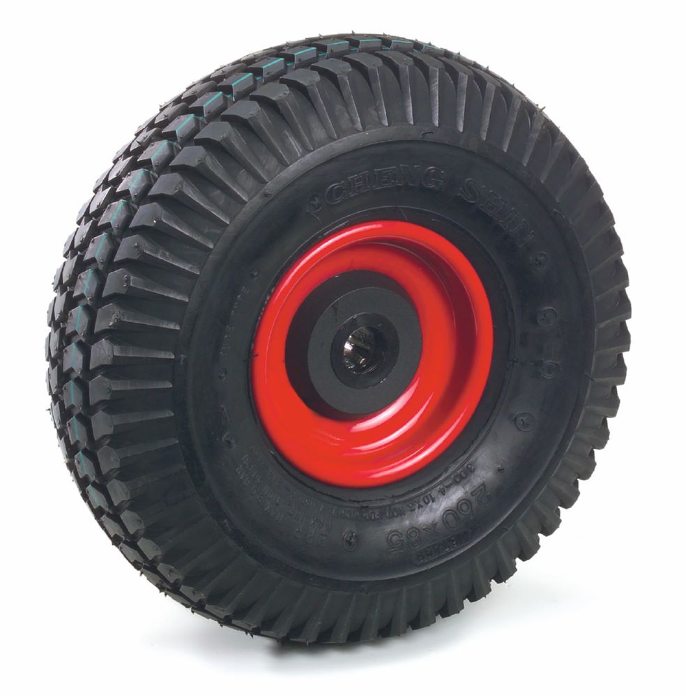 Produktbild Fetra PU-geschäumtes Rad 260 x 85 mm Vollmaterial-Reifen auf Stahlblechfelge