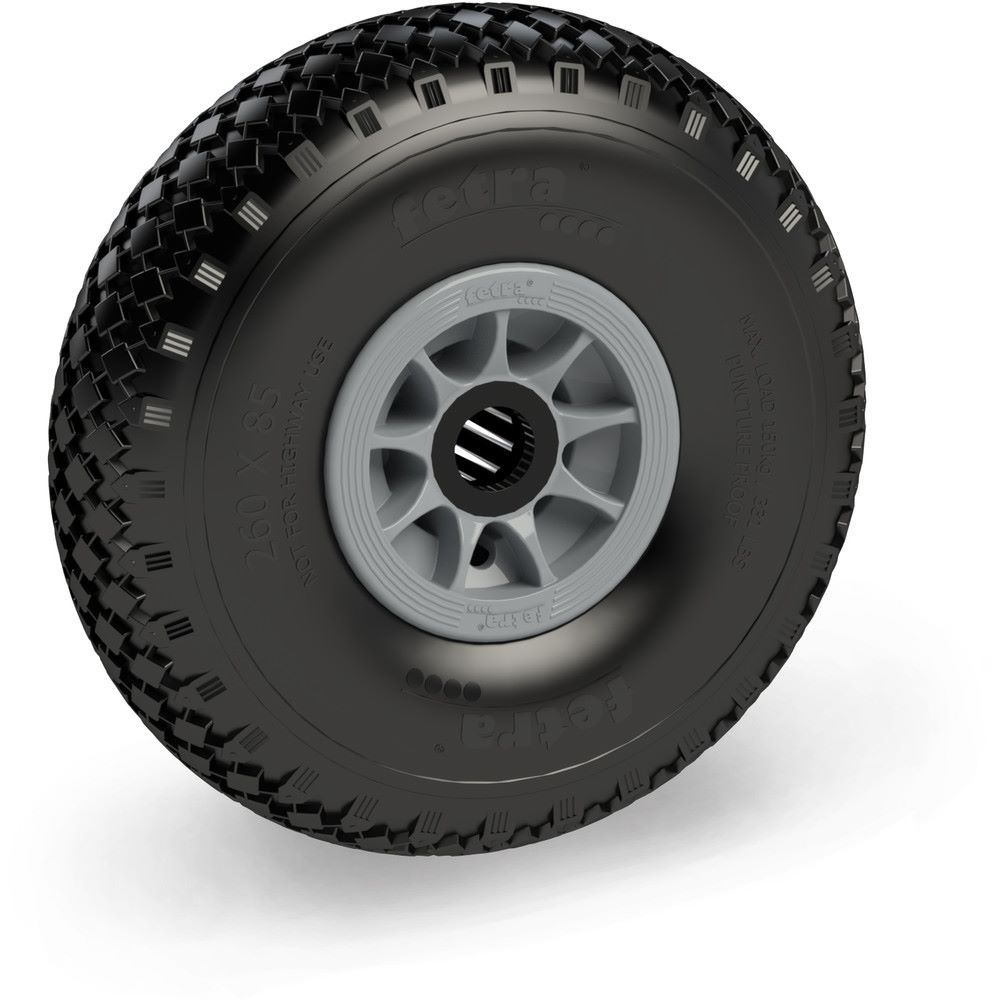 Produktbild FETRA PU geschäumtes Rad 260 x 85 mm Block Tragkraft 150 kg