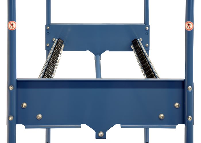 Produktbild FETRA Reifen-Kommissionierwagen 4562 4 Lenkrollen 2 mit Feststeller H 1749 x L 1343 mm bild 5