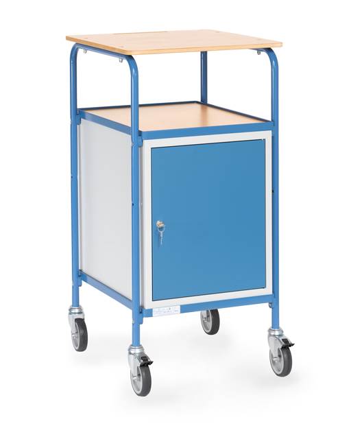 Produktbild Fetra Rollpult mit Schreibfläche und Stahlschrank 600 x 500 mm