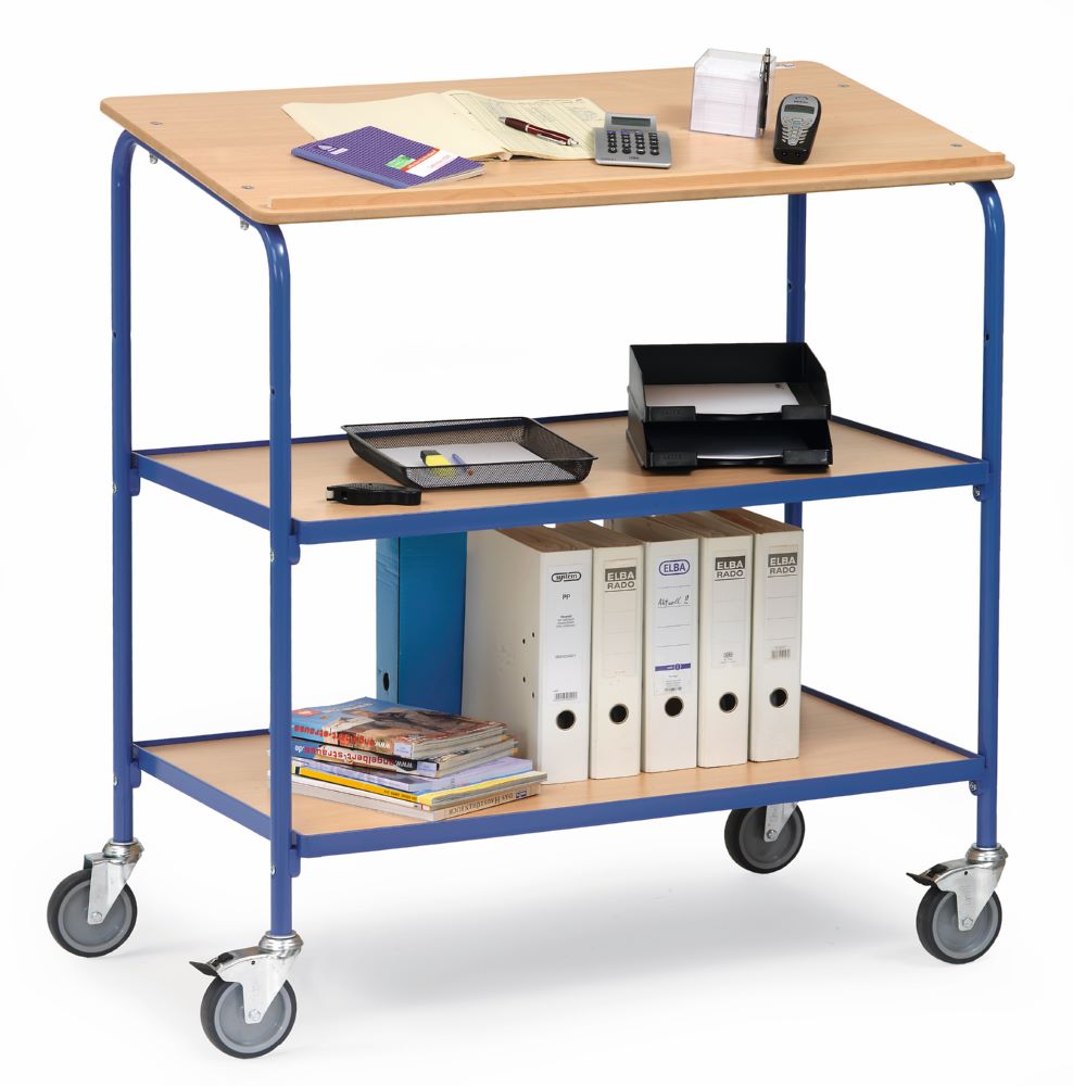 Produktbild Fetra Rollpult 5837 Transportagen 3 Etagen 1105 x 1195 x 610 mm bild 2