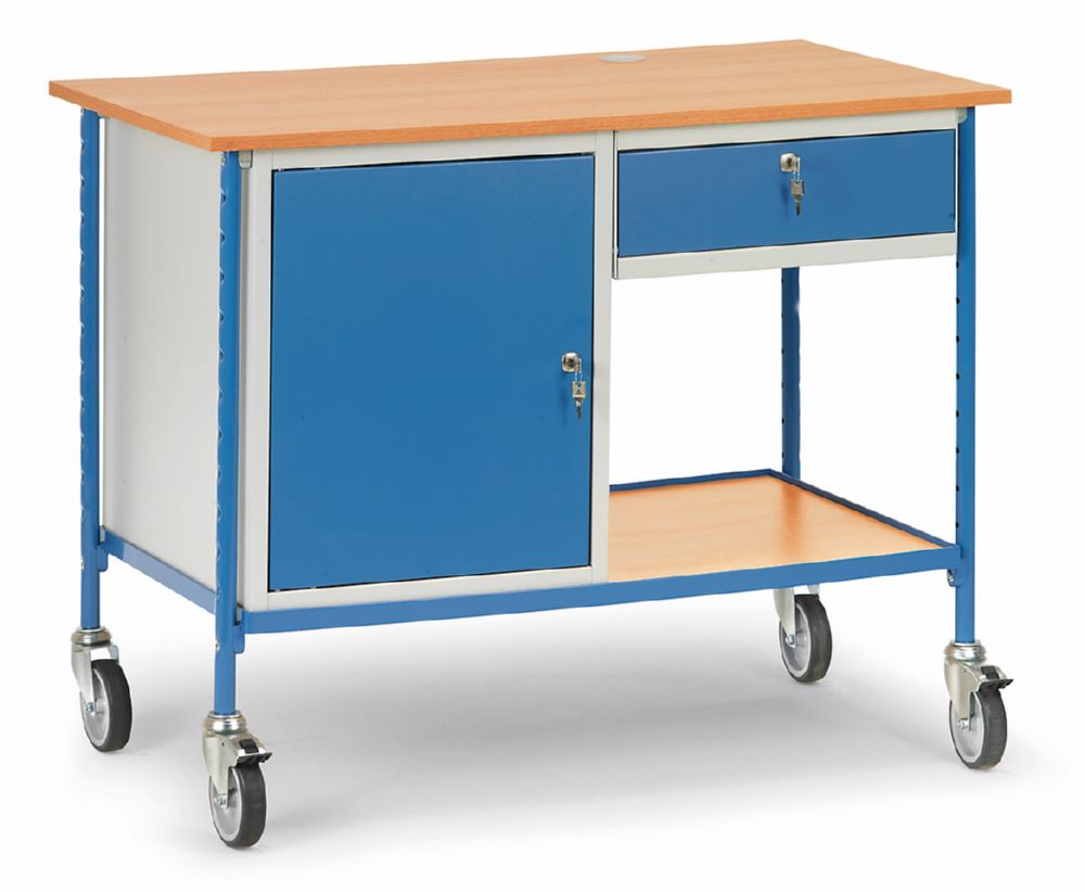 Produktbild Fetra Rolltisch 5866 mobiler Arbeitsplatz 650 breit