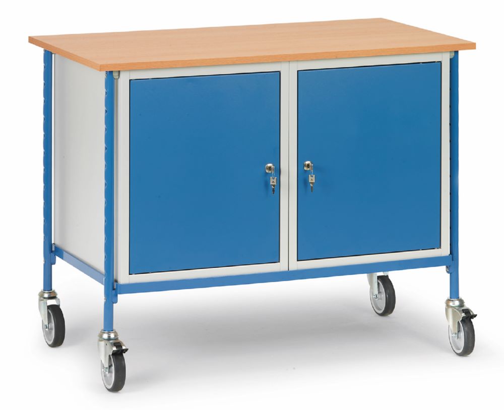Produktbild Fetra Rolltisch 5868 Transportwagen mit Flügeltüren 650 x 910 x 1120 mm