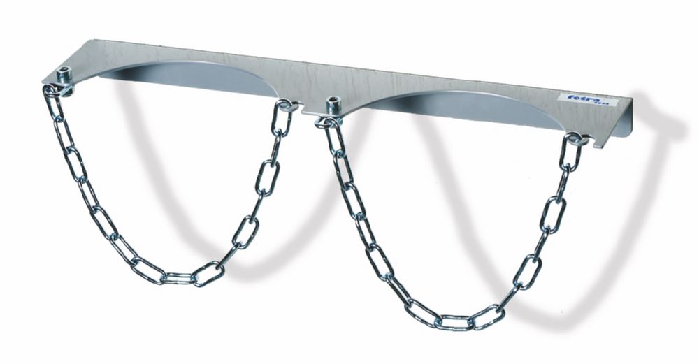 Produktbild Fetra Stahlflaschen Wandhalterung für 2 Flaschen Durchmesser 140 mm