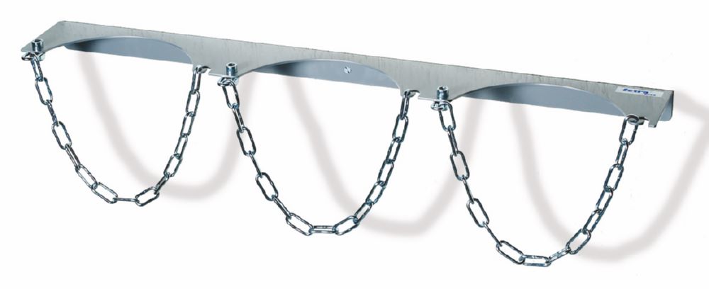 Produktbild Fetra Stahlflaschen Wandhalterung für 3 Flaschen Durchmesser 140 mm