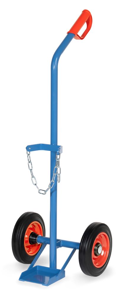 Produktbild Fetra Stahlflaschenkarre 51091 blau RAL 5007