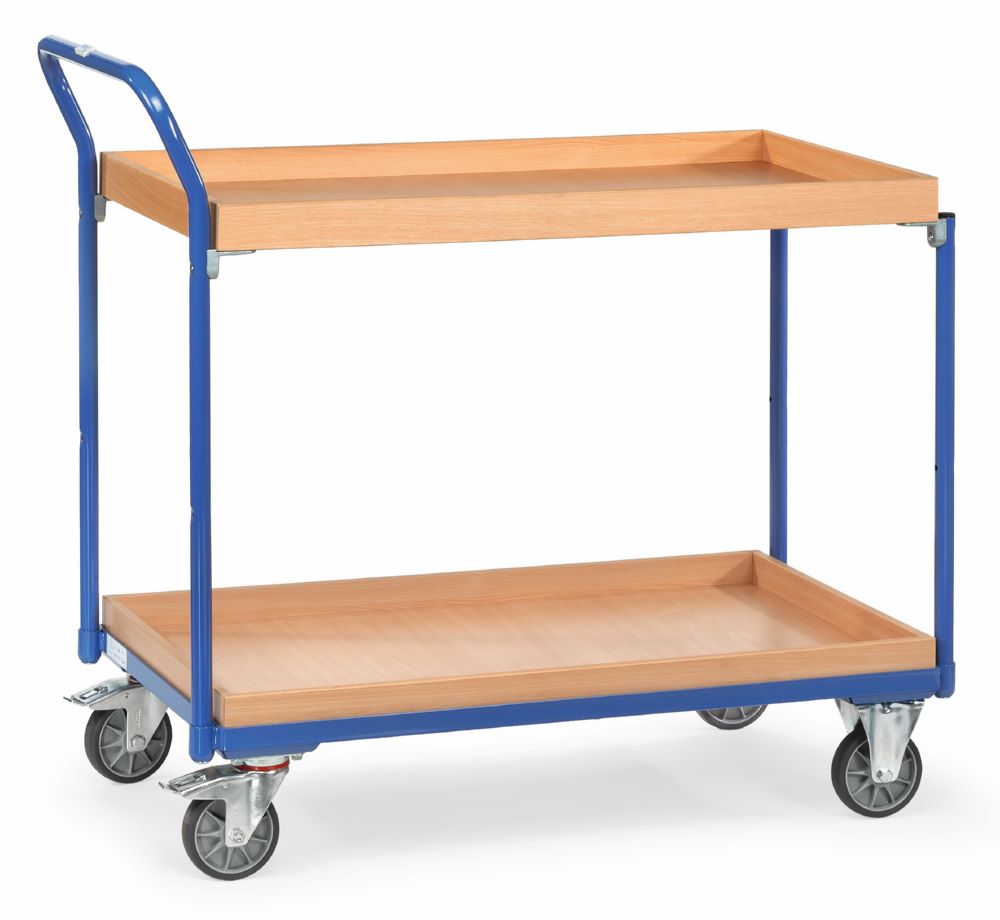 Produktbild Fetra Tischwagen 3760 2 Kästen mit 45 mm hohem Rand