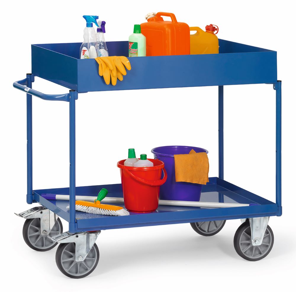 Produktbild Fetra Tischwagen 4840 mit Stahlblechwannen öldicht bild 2