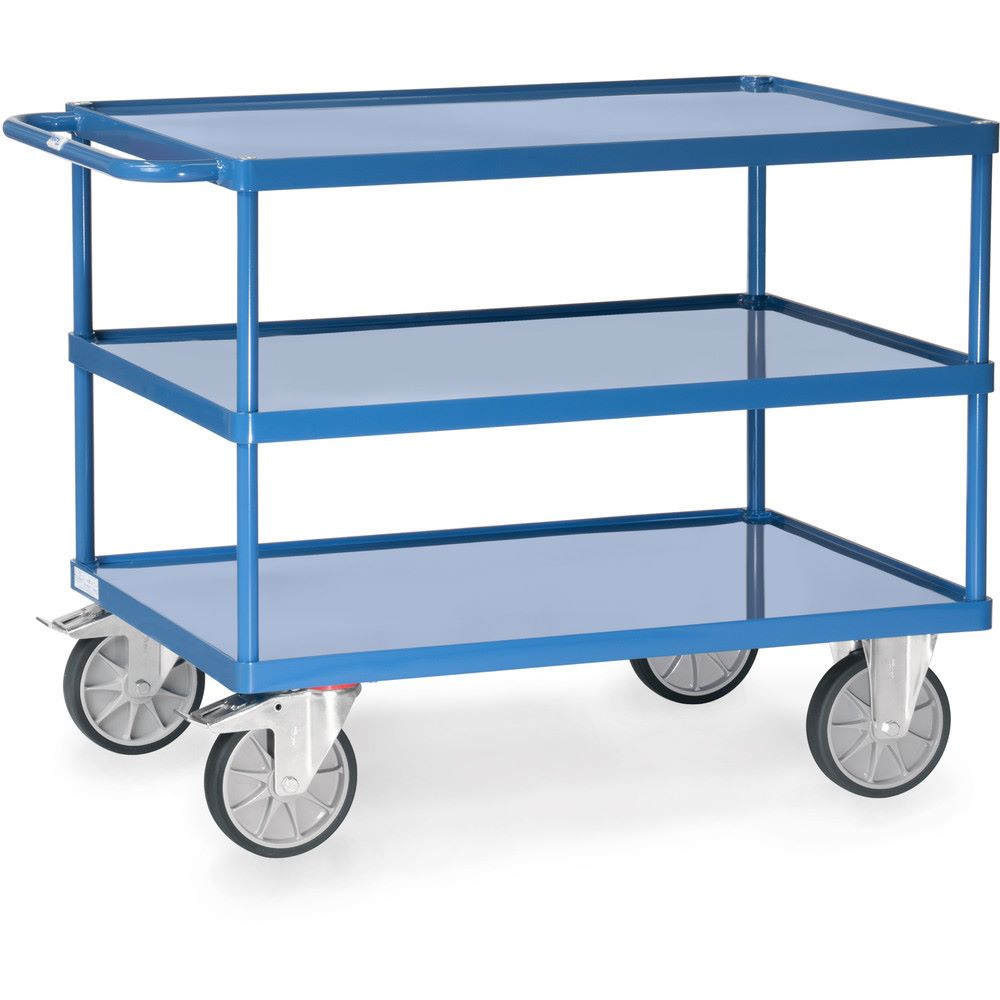 Produktbild FETRA Tischwagen 2422W aus Stahlrohr mit Rollen 709 x 1197 x 900 mm