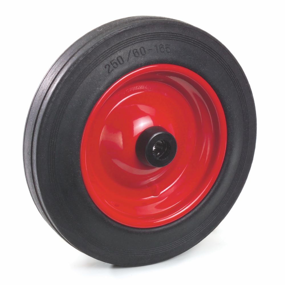 Produktbild Fetra Vollgummirad auf Stahlblech-Felge 250 x 60 mm