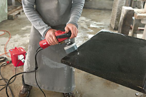 Produktbild FLEX 1150 Watt Nass-Steinpolierer mit variabler Drehzahl und PRCD-Schalter, 115 mm bild 3