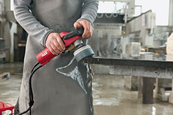 Produktbild FLEX 1150 Watt Nass-Steinpolierer mit variabler Drehzahl und PRCD-Schalter, 115 mm bild 4