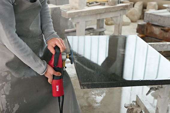 Produktbild FLEX 1150 Watt Nass-Steinpolierer mit variabler Drehzahl und PRCD-Schalter, 115 mm bild 5