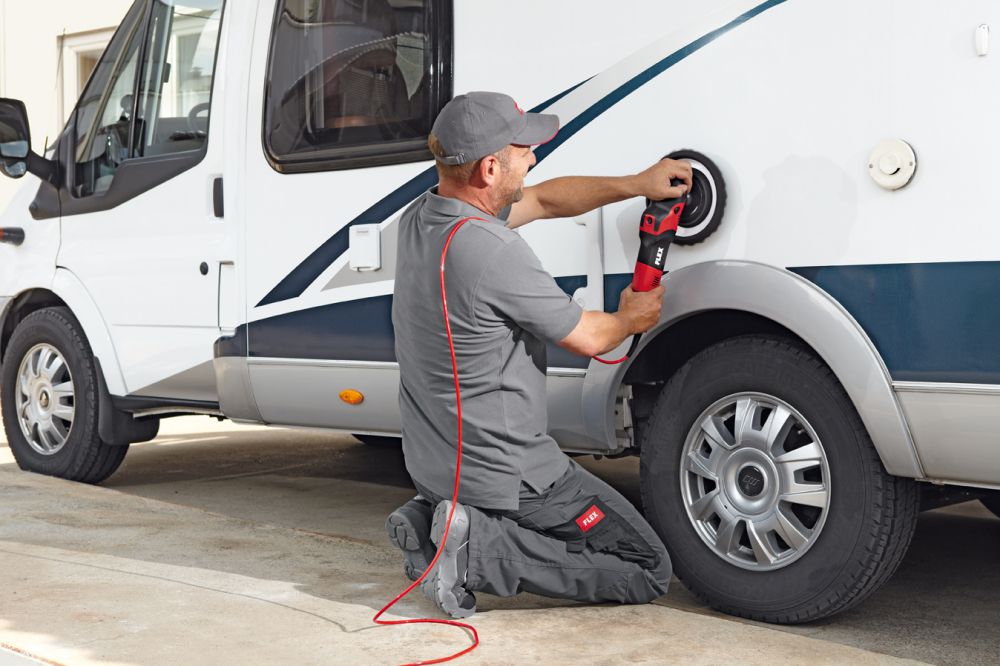 Produktbild FLEX Polierer mit hohem Drehmoment für die Bearbeitung großer Lackoberflächen 1400W bild 17