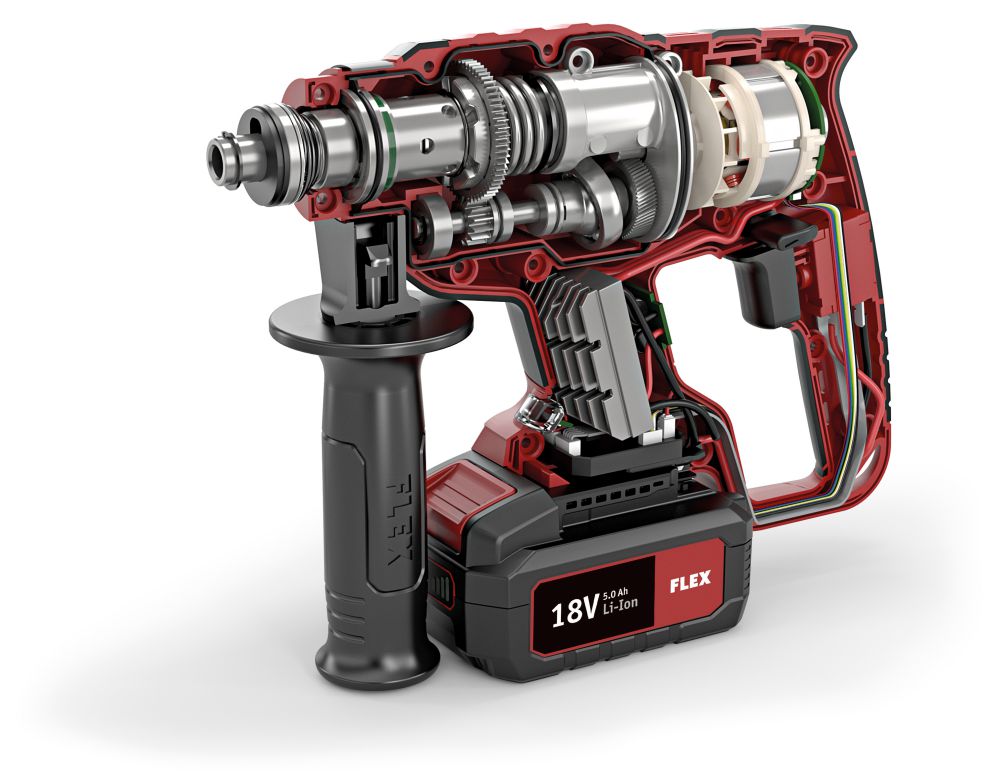 Produktbild FLEX Akku Kombi-Bohrhammer 18,0 V bild 14