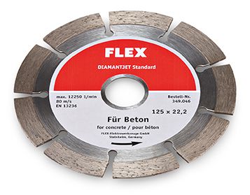 Produktbild FLEX Diamanttrennscheibe 125 x 22,2 mm Standard Beton