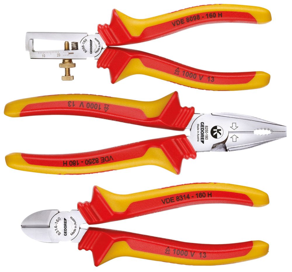 Produktbild GEDORE VDE 3 teilige Zangen in L-BOXX Mini