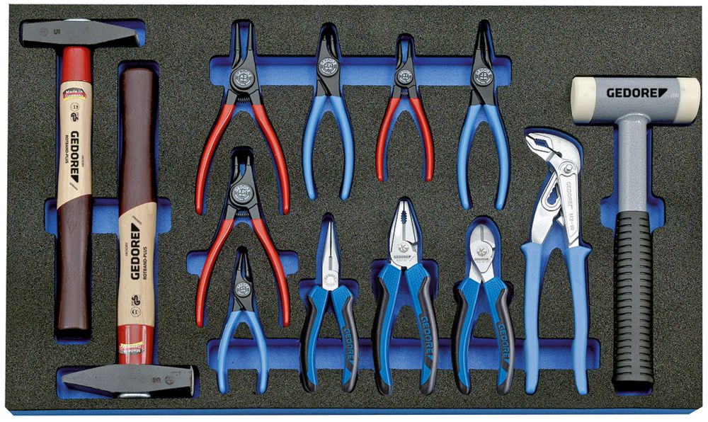 Produktbild GEDORE Werkzeugsortiment in Check-Tool-Modul, 13-tlg