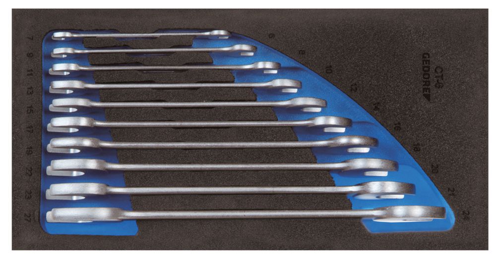 Produktbild GEDORE Doppelmaulschlüssel-Satz in Check-Tool-Modul