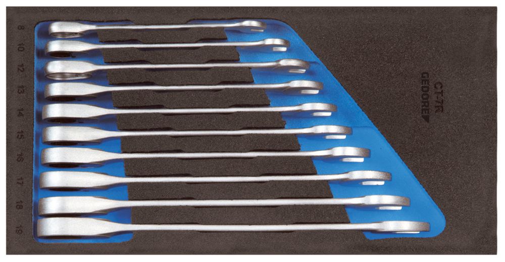 Produktbild Gedore Satz Maulschlüssel mit Ringratsche Check Tool Modul