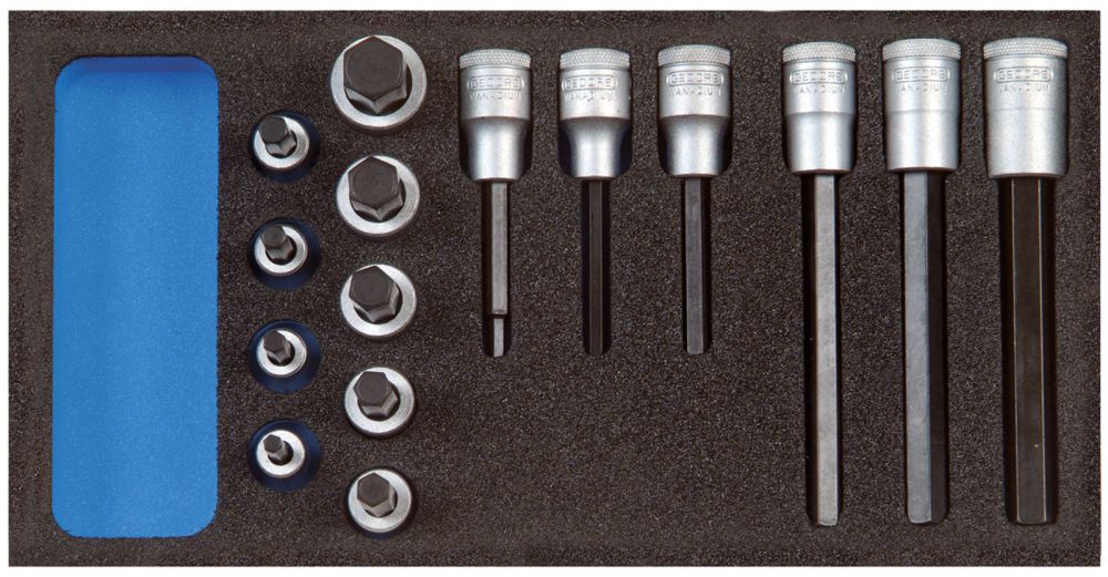 Produktbild Gedore 1/2 Zoll Schraubendrehereinsätze 13 teilig im Satz CT Modul