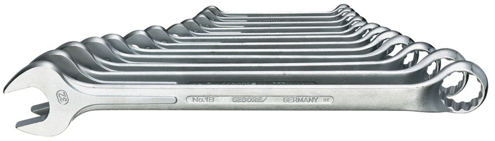 Produktbild GEDORE Ring Maulschlüssel Satz 12 teilig 10 bis 32 mm