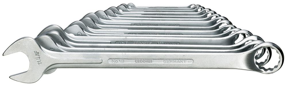 Produktbild GEDORE Ringmaulschlüssel-Satz 14-tlg 5/16-1.1/4"
