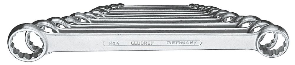 Produktbild GEDORE 12 teiliger Doppelringschlüssel Satz Maße 6 bis 32 mm
