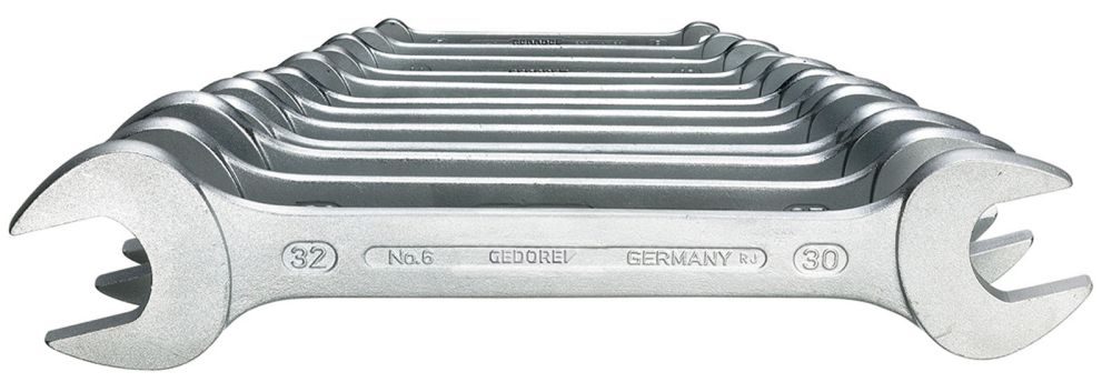 Produktbild GEDORE Doppelmaulschlüssel Satz 12 teilig 6 bis 32 mm