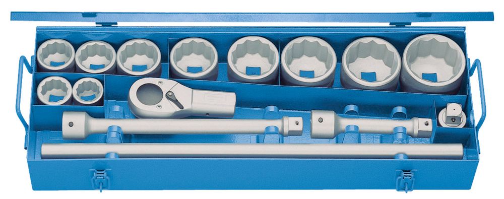 Produktbild GEDORE Steckschlüssel-Satz 1" 15-tlg UD-Profil 36-80mm