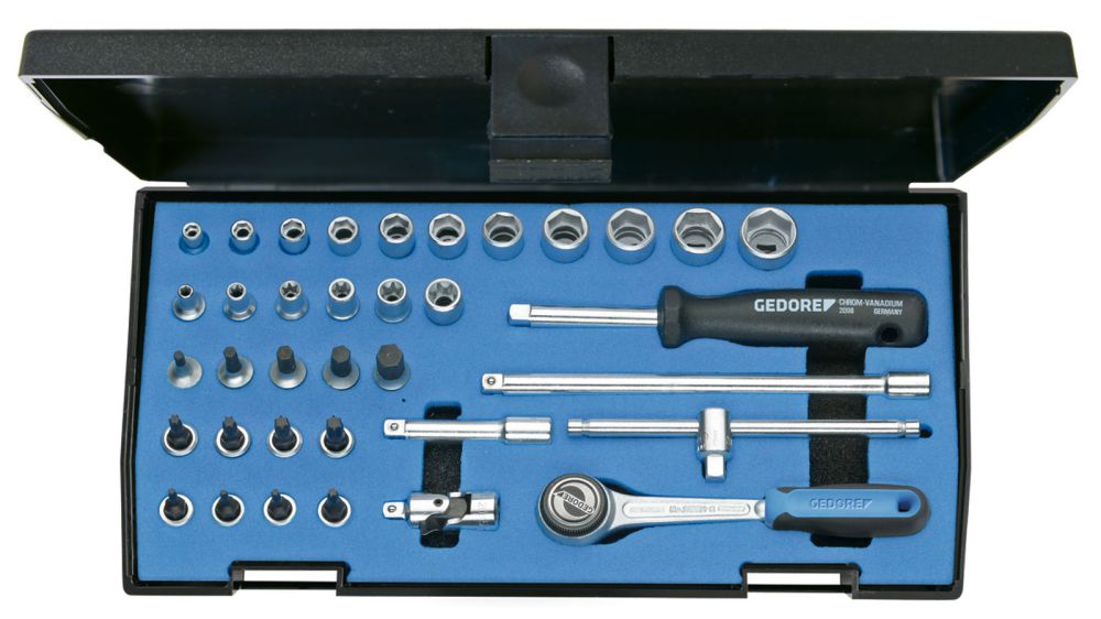 Produktbild GEDORE Steckschlüssel-Satz 1/4" 36-tlg