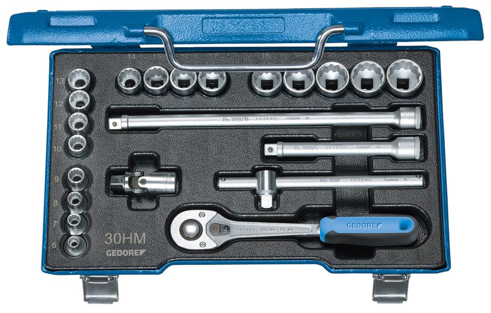 Produktbild GEDORE Steckschlüssel mit 3/8 Zoll UD Profil 6 bis 22 mm