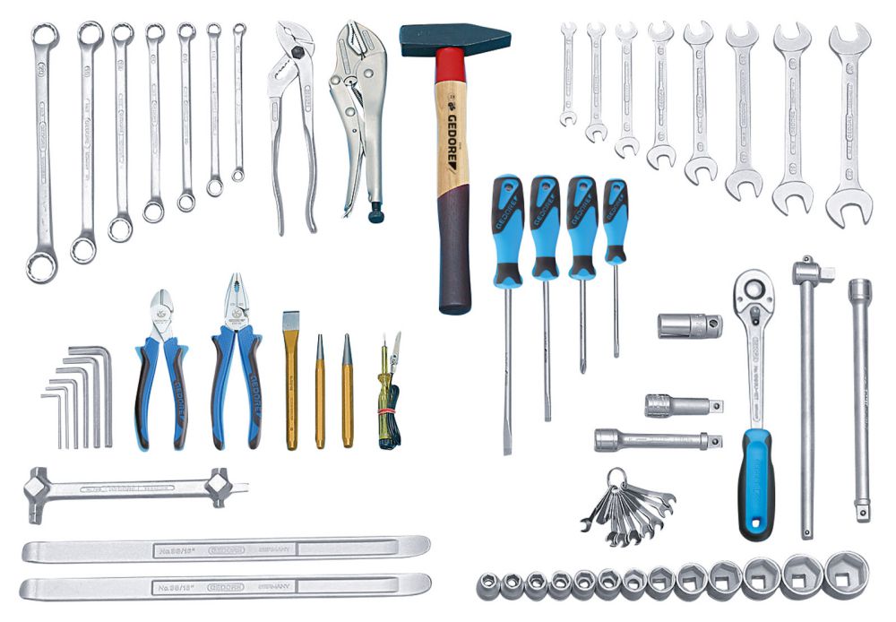 Produktbild GEDORE Werkzeugsortiment 69-tlg ZOLL