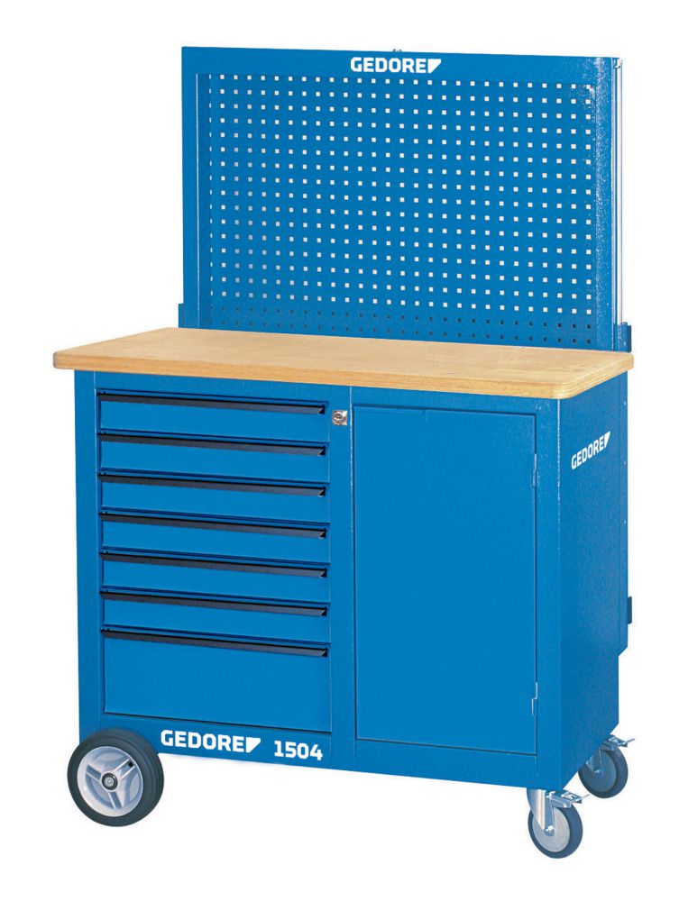 Produktbild GEDORE Rollwerkbank mit Rückwand