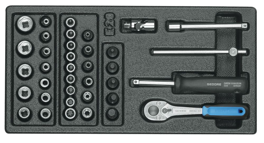 Produktbild GEDORE Steckschlüssel-Sortiment 1/4 in 1/3 ES-Modul