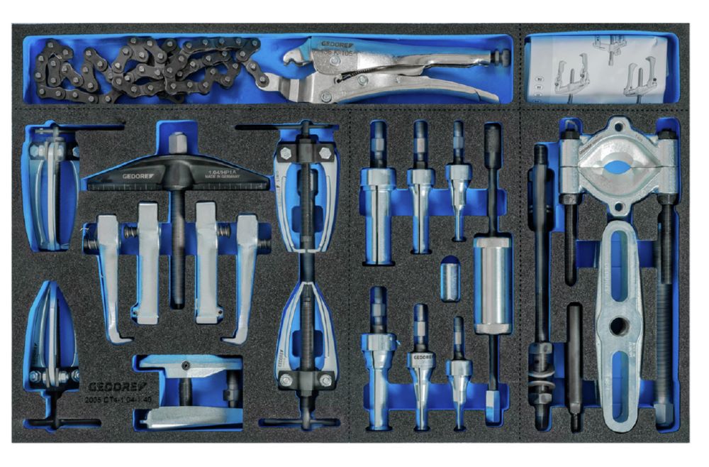 Produktbild GEDORE Abzieher-Set in CT-Modul 2005 CT4-1.04-1.40