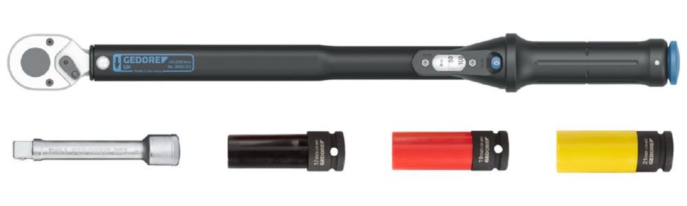 Produktbild 3550-UK-LS4 Drehmomentschlüssel TORCOFLEX UK Set 1/2" 40-200 Nm bild 5