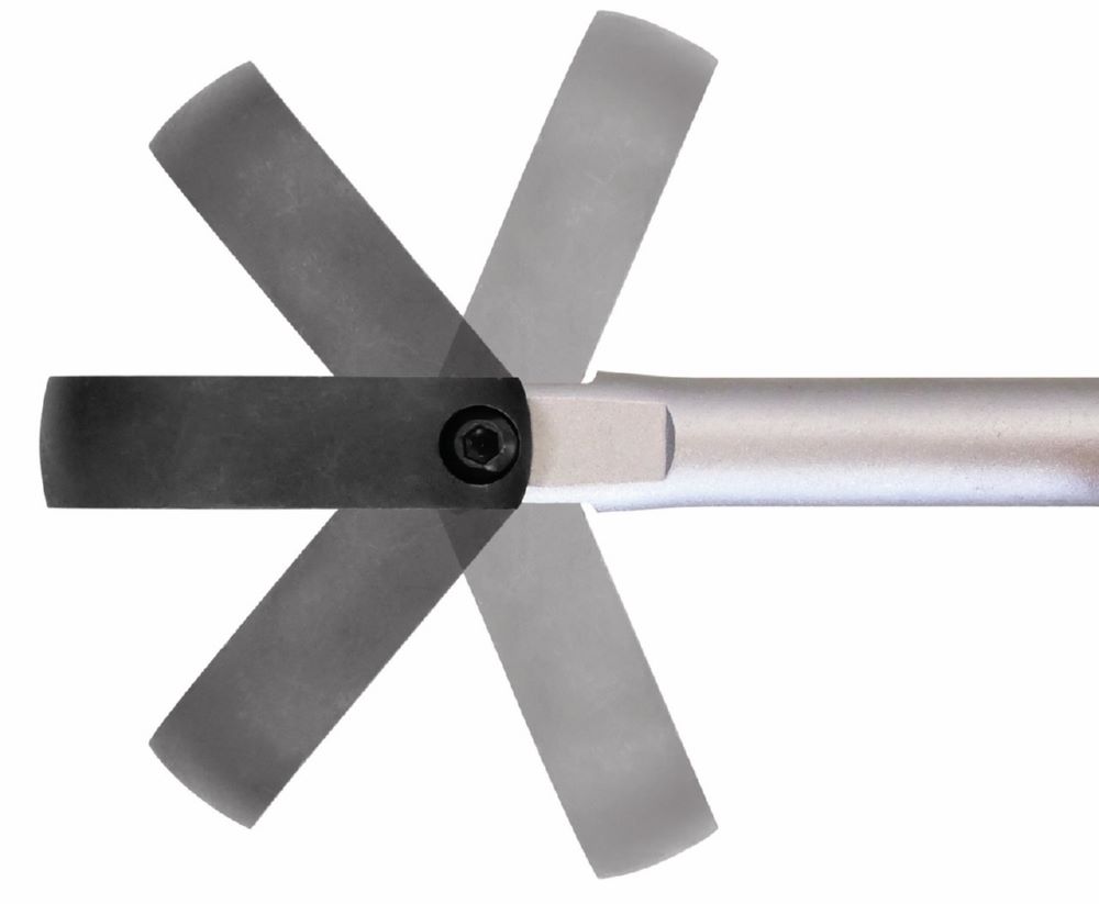 Produktbild KL-4077-10 K Gelenk-Ringschlüsselsatz, offen, 150 mm bild 3