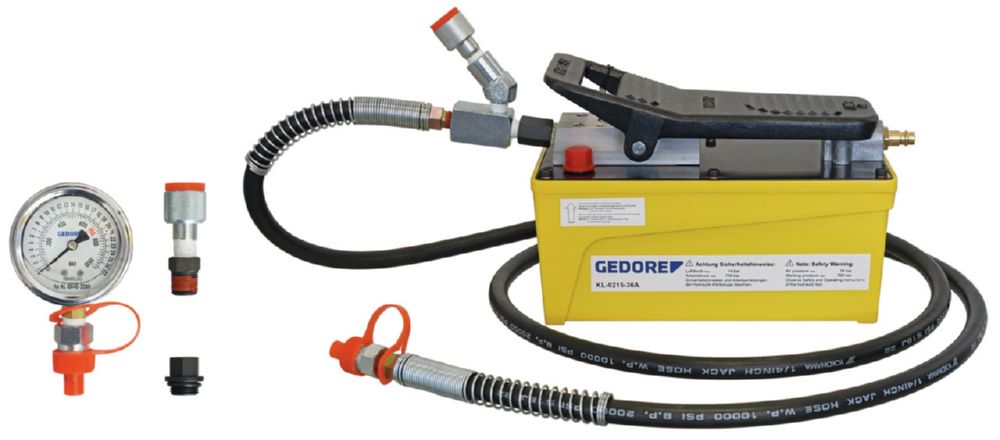 Produktbild GEDORE Hydraulikpumpe luftbetrieben 17 tonnen KL-0215-36 M25