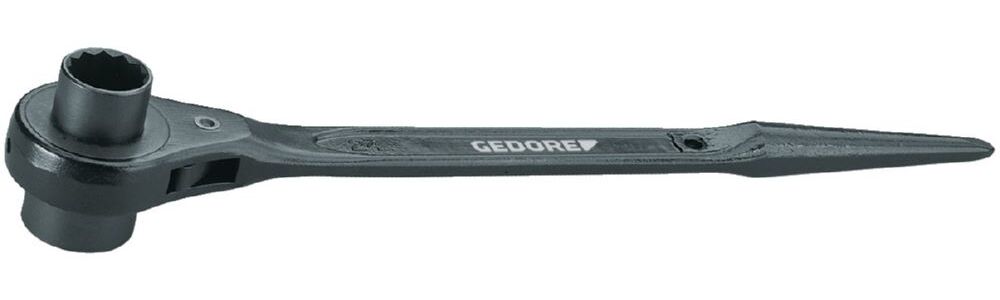 Produktbild GEDORE Stahlbauknarre Doppel 6 kant 19x22 mm