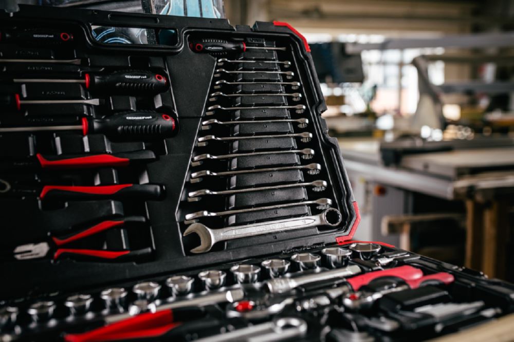 Produktbild R46003100 Steckschlüssel-Satz 1/4"+1/2" 4-32mm 100-teilig bild 5