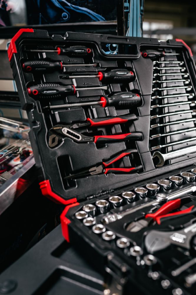 Produktbild R46003100 Steckschlüssel-Satz 1/4"+1/2" 4-32mm 100-teilig bild 9